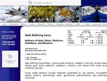 Tablet Screenshot of geibrefining.com
